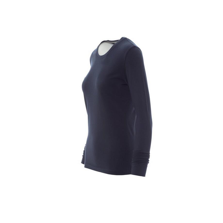 Payper Wear Tailliertes Langarm Rundhals T-Shirt  