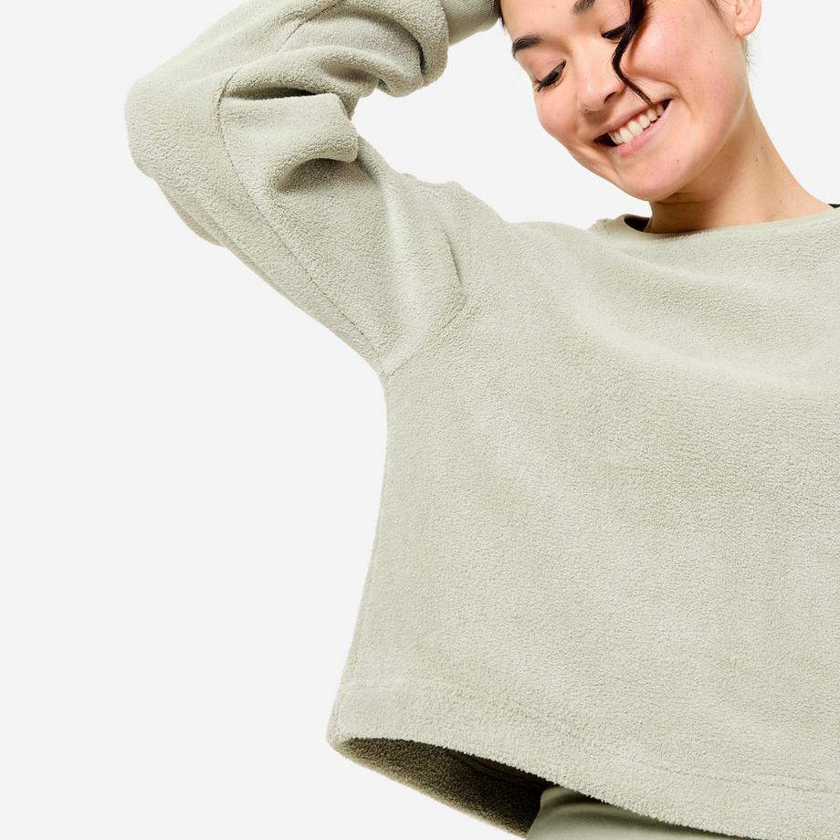 KIMJALY Cocoon Fleece Yoga & Meditation Sweatshirt  
