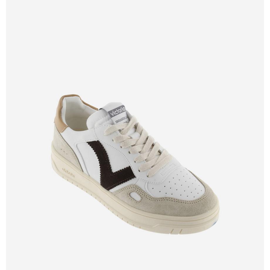 Victoria  sneaker in leder- und wildledereffekt seoul 