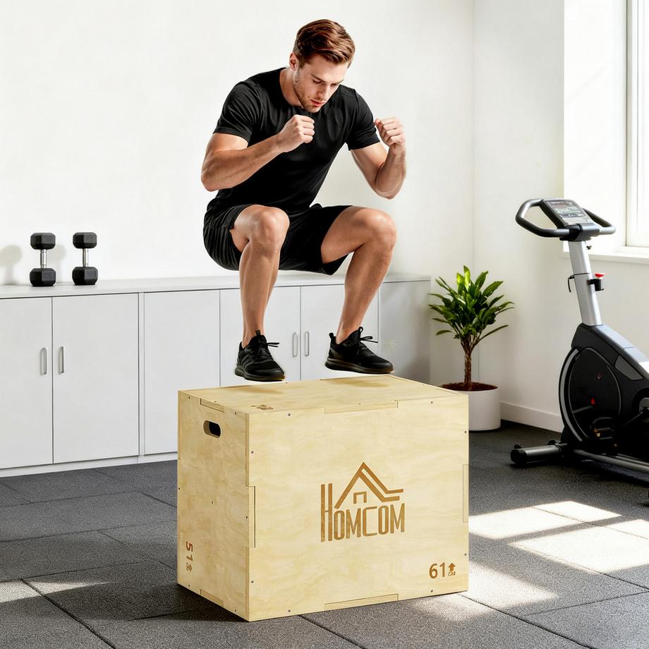 HOMCOM  Boîte de plyo 