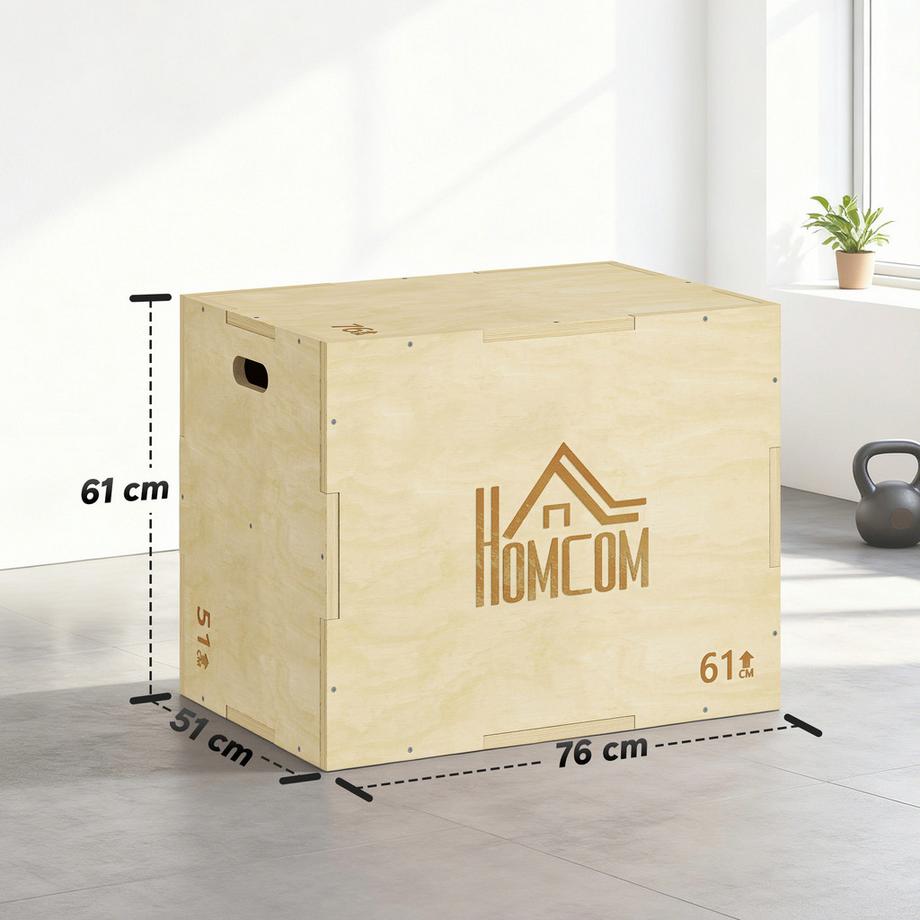 HOMCOM  Boîte de plyo 