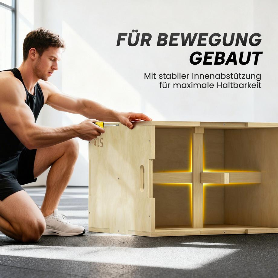 HOMCOM  Boîte de plyo 