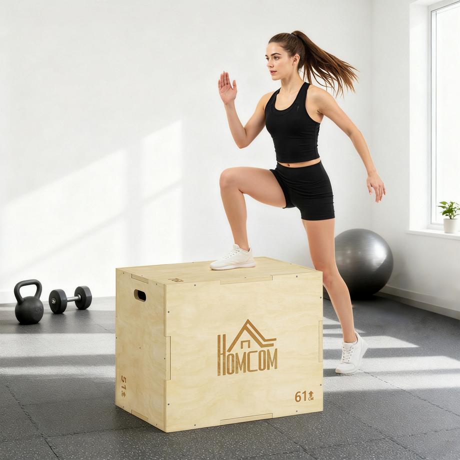 HOMCOM  Boîte de plyo 