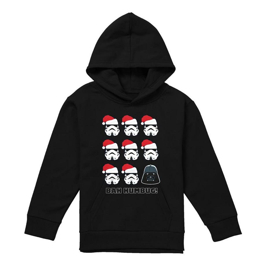 STAR WARS  Bah Humbug Felpa Con Cappuccio Natale Darth Vader & Stormtrooper 