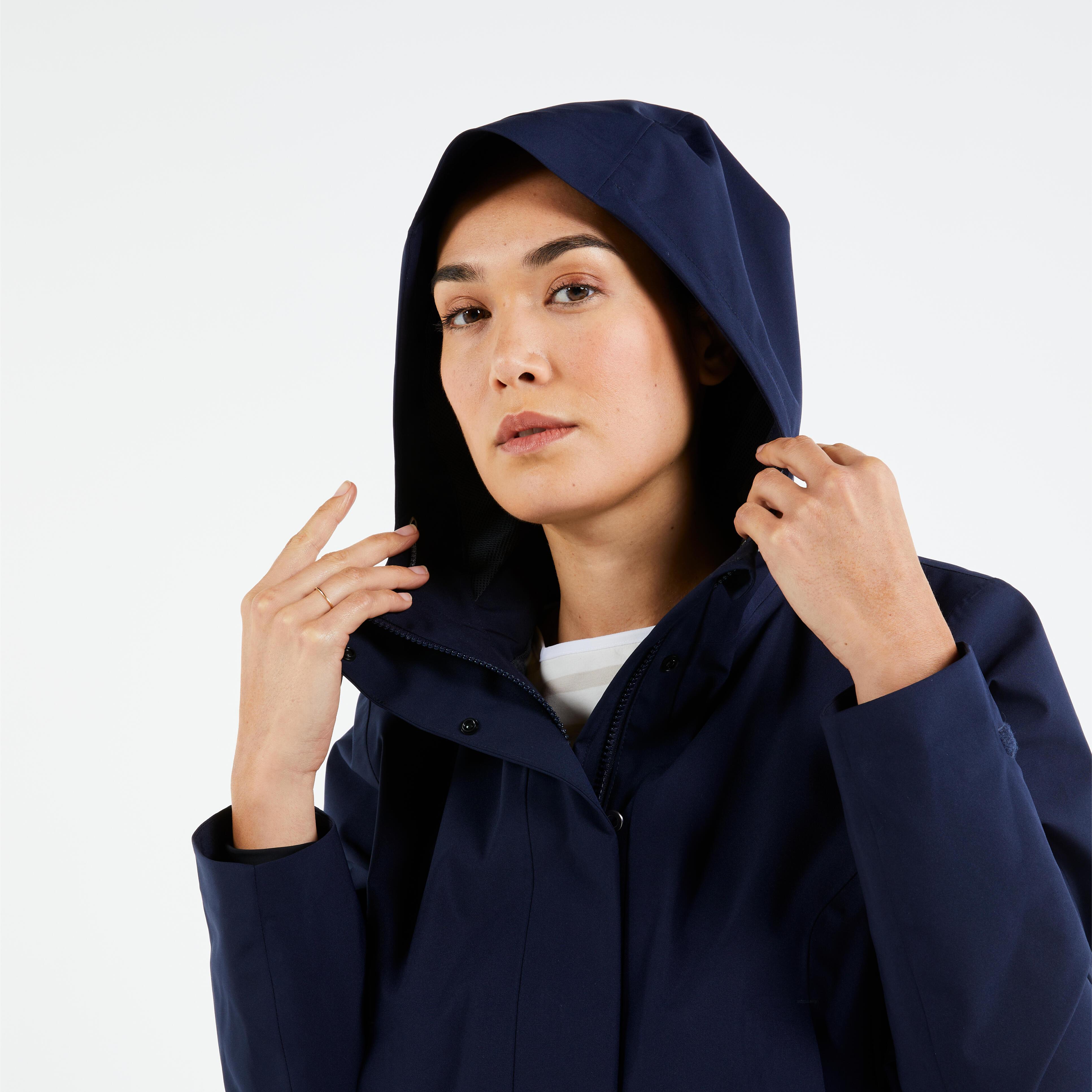 DECATHLON  Giacca da pioggia donna impermeabile poliestere 