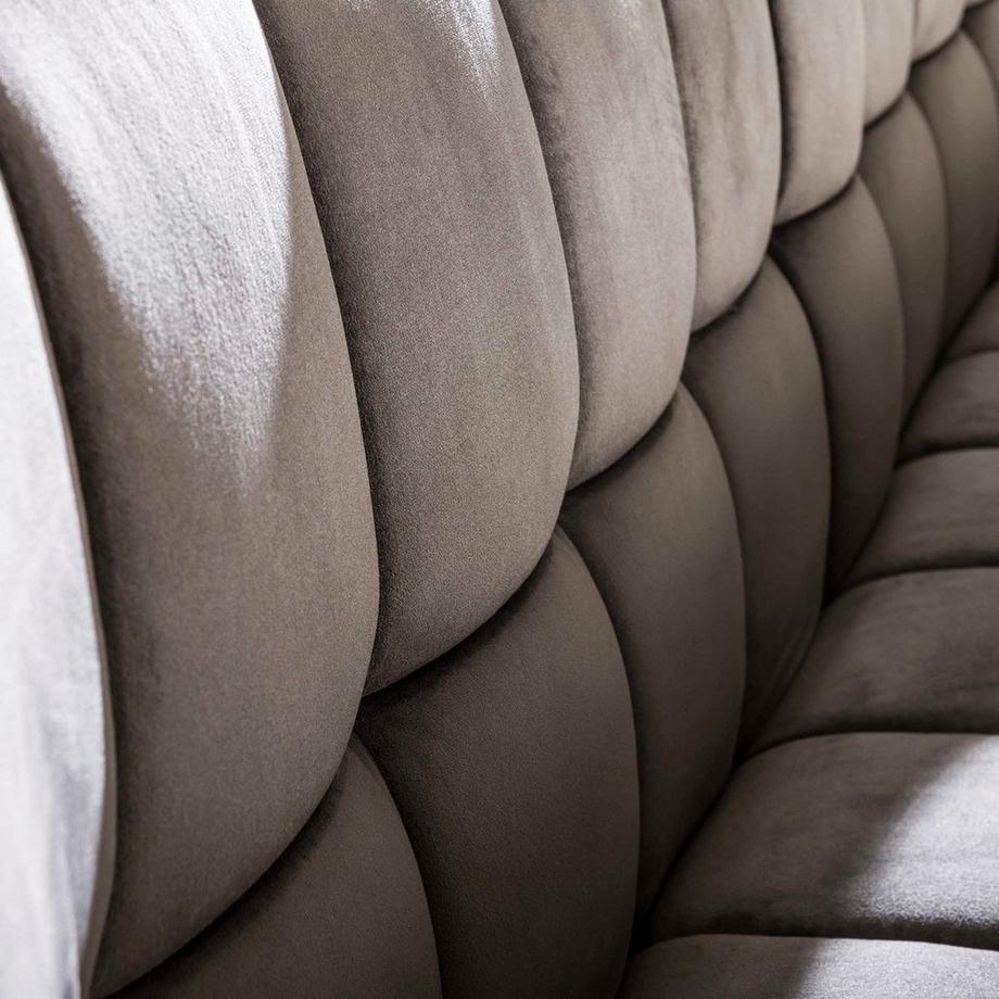 mutoni Polsterbank Grid Velvet anthrazit 180  