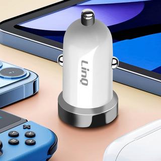 Avizar  Chargeur Voiture USB C 20W LinQ Blanc 