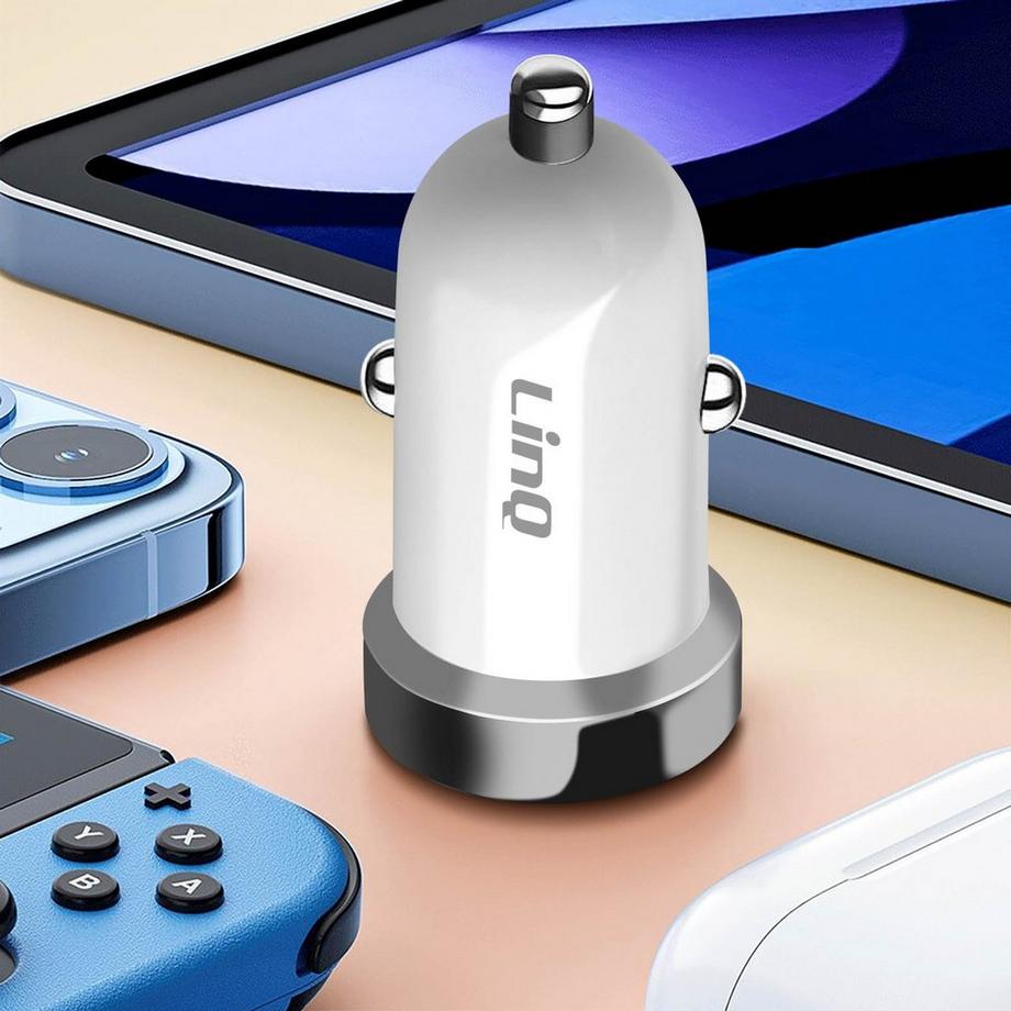 Avizar  Caricatore auto USB-C 20W LinQ bianco 