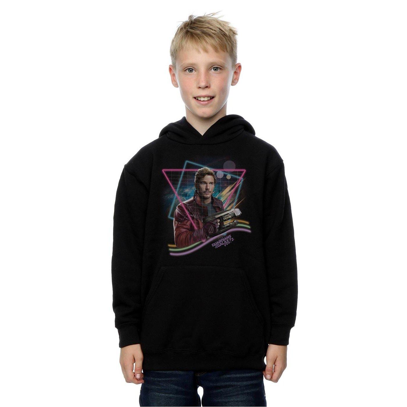 MARVEL  Guardians Of The Galaxy Neon Star Lord Kapuzenpullover 