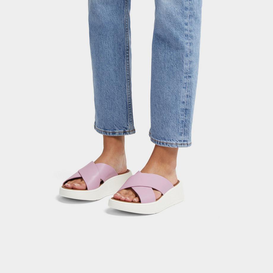 Fitflop  ledersandalen für en f-mode flatform 