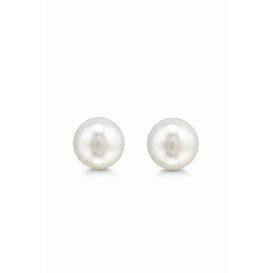 Maxte  Boucles d’eilles en  Sterling avec Perle en Verre 