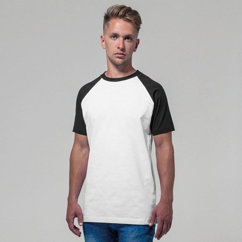 Build Your Own T-shirt Raglan Contrasto Maniche Corte  