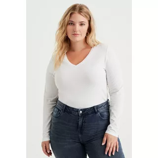 WE Fashion  T-Shirt Femme - Curve 