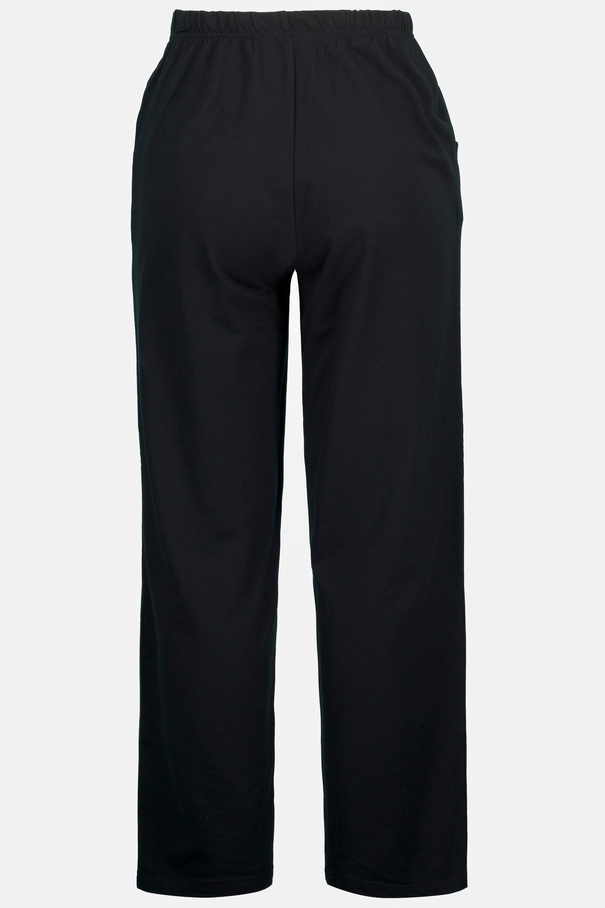 Ulla Popken Jogginghose Gerades Bein Gummibund  