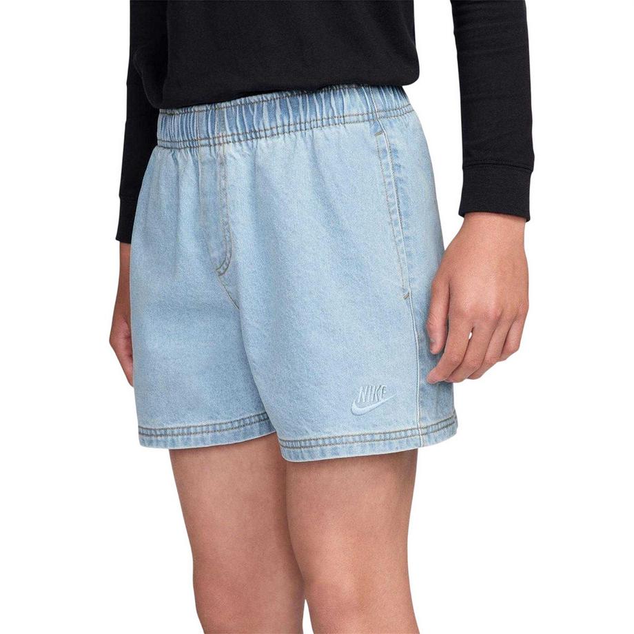 NIKE  Pantaloncini Logo Ricamato Jeans 