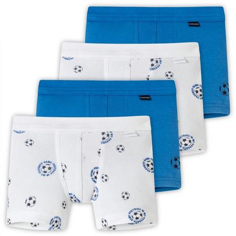 Schiesser  4er Pack Kids Boys Feinripp Organic Cotton - Retro-Short  Pant 