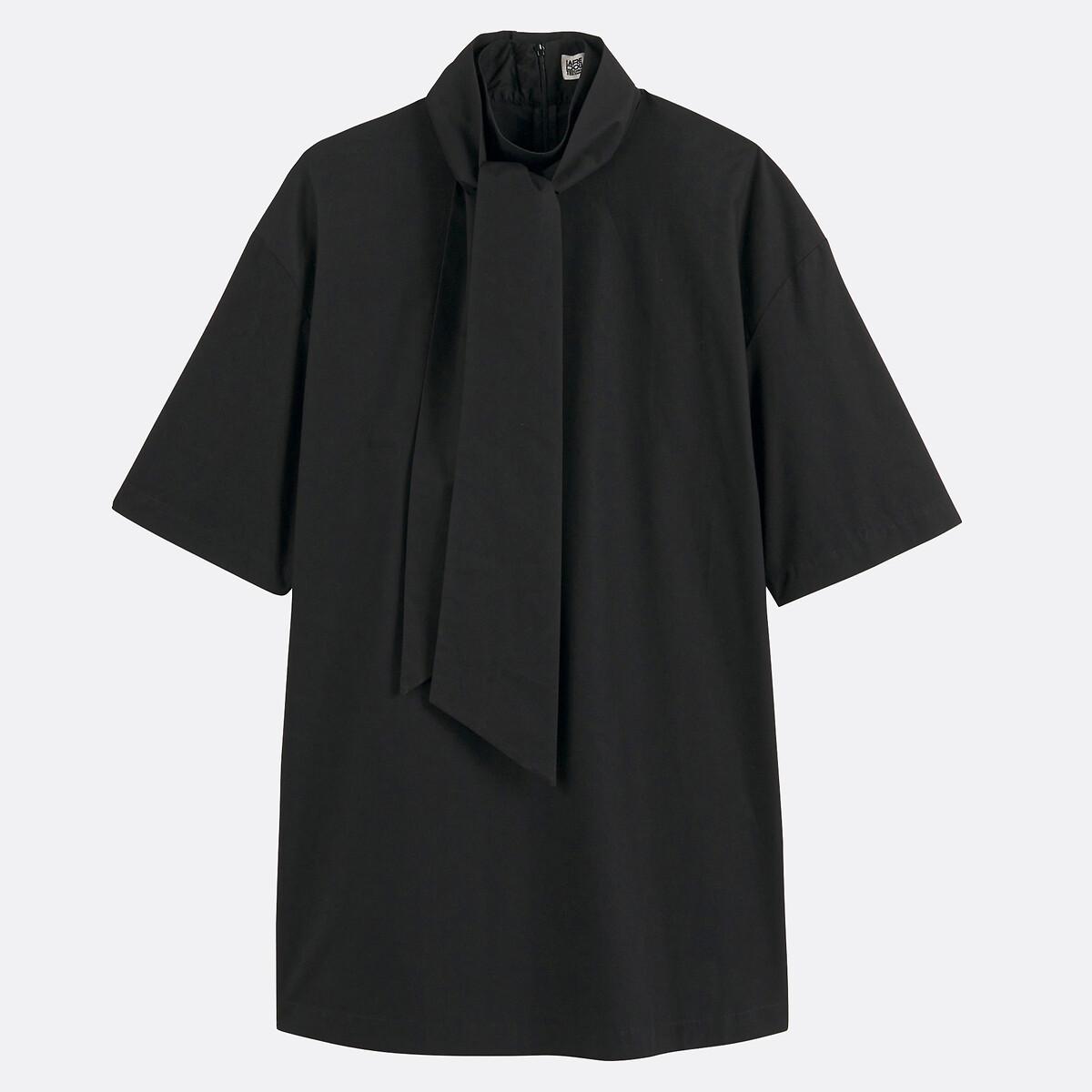 La Redoute Collections Mini Abito Svasato con Fiocco al Collo  