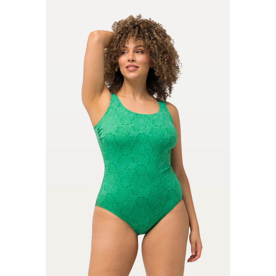 Ulla Popken Barockstruktur Softcup Badeanzug  