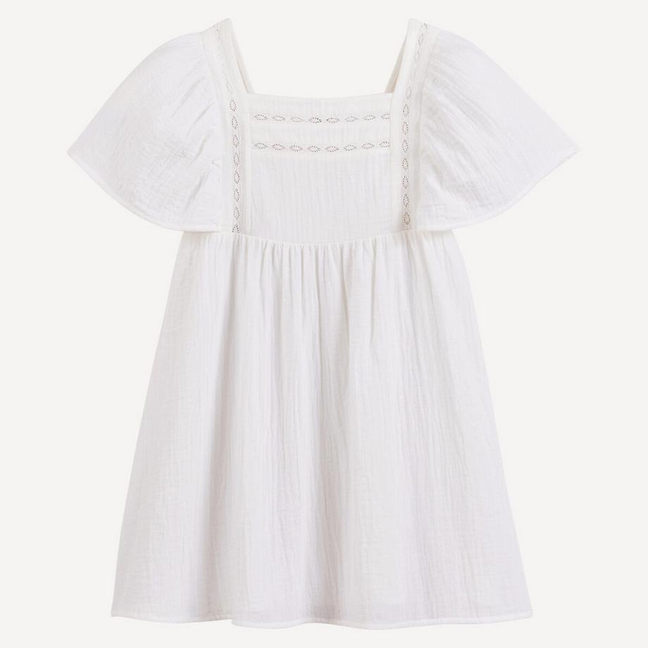 La Redoute Collections  Besticktes Festkleid mit Volants an den Schultern 