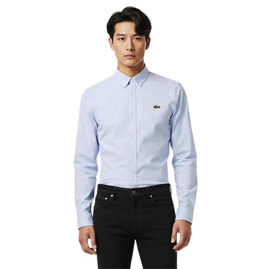 LACOSTE Camicia Oxford Manica Lunga  
