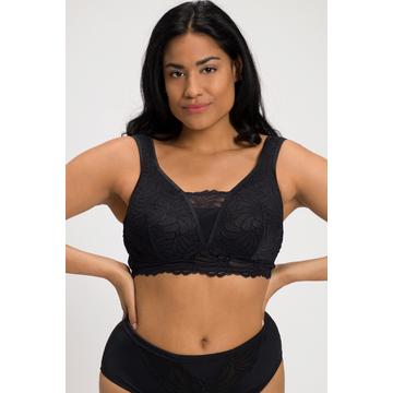 Bralette en dentelle, sans armatures. Bonnet B-F.