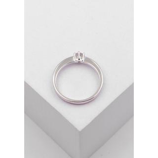 MUAU Schmuck  Solitaire Ring Diamant 0.25ct. Weissgold 750 