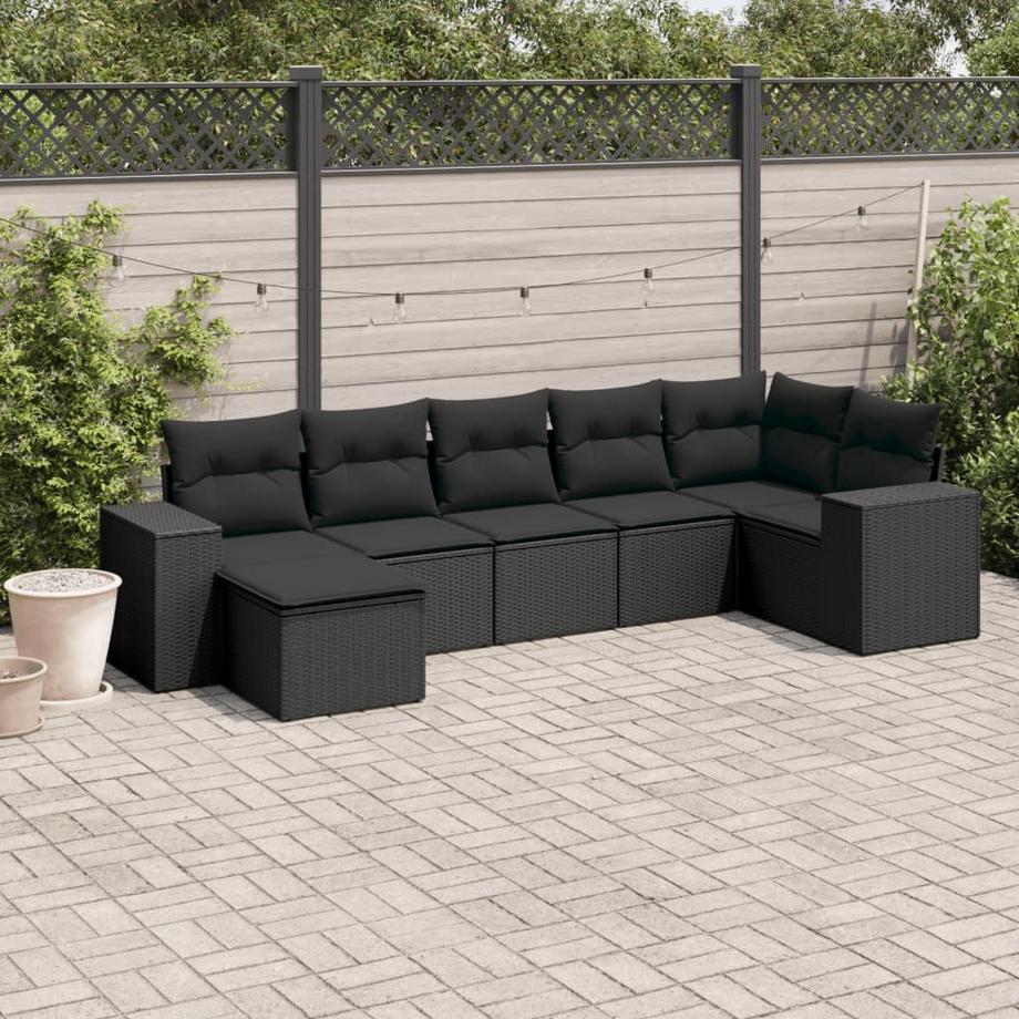 VidaXL Garten sofagarnitur poly-rattan  