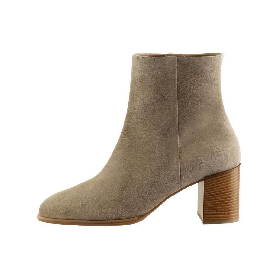 Högl Veloursleder Stiefelette mit Blockabsatz  