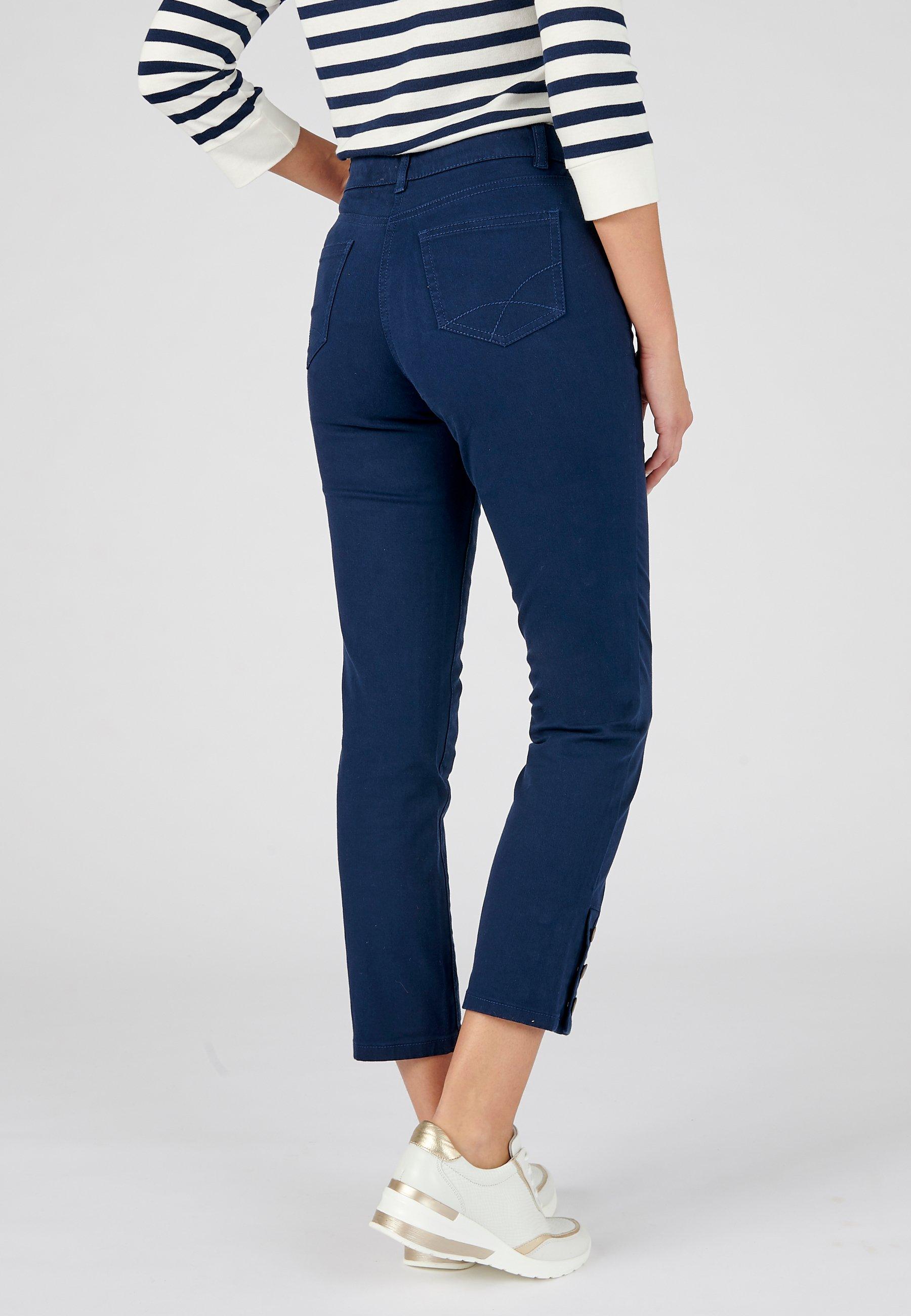 Damart  Pantalon 7/8ème boutons bas de jambes. 