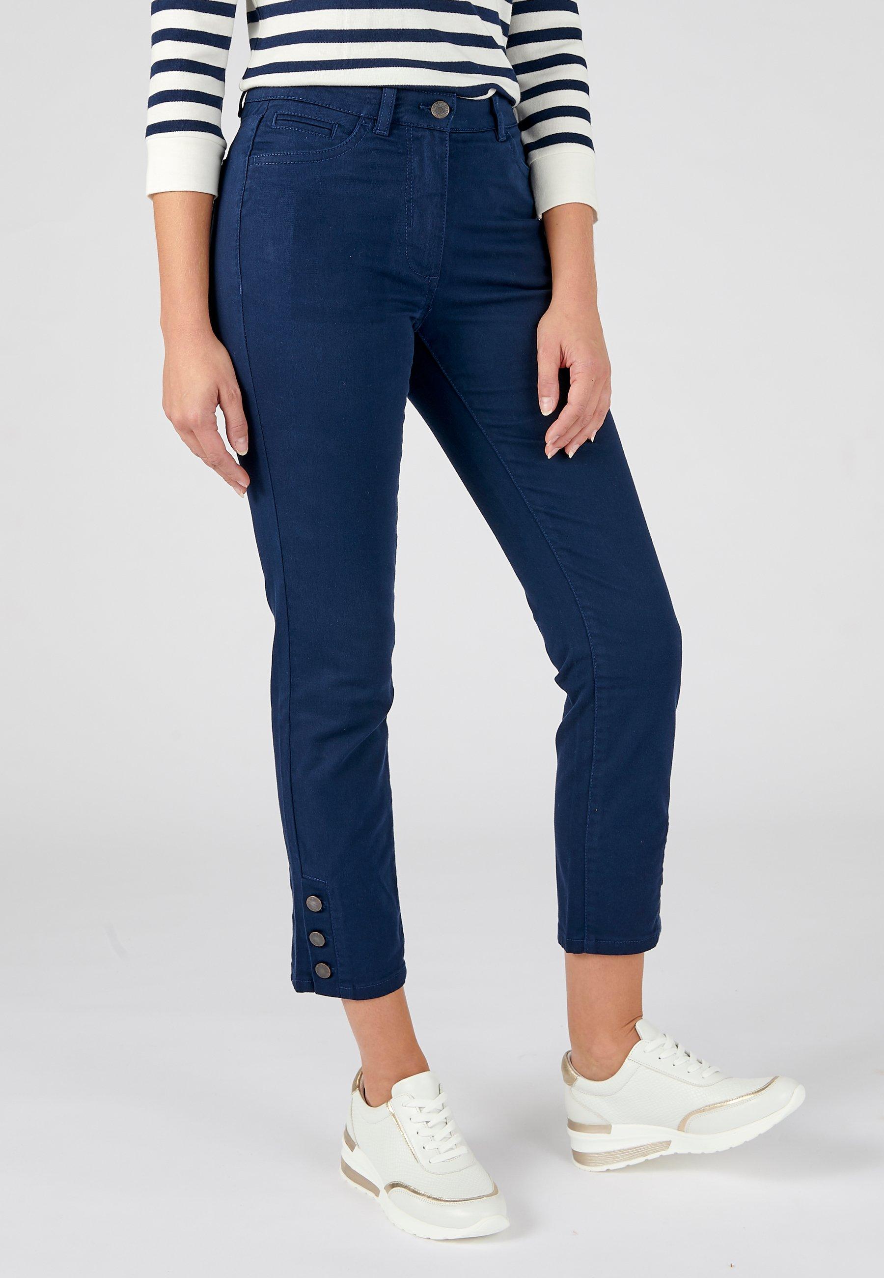 Damart  Pantalon 7/8ème boutons bas de jambes. 