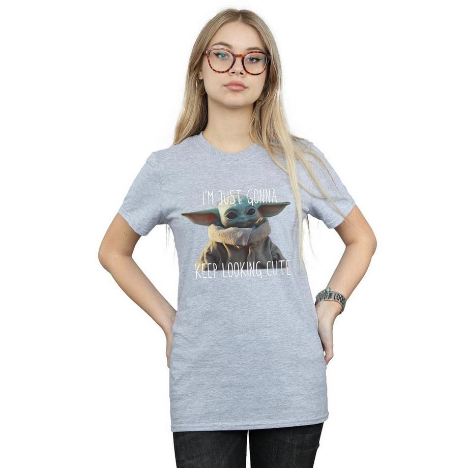 STAR WARS The Mandalorian Keep Looking Cute T-Shirt  
