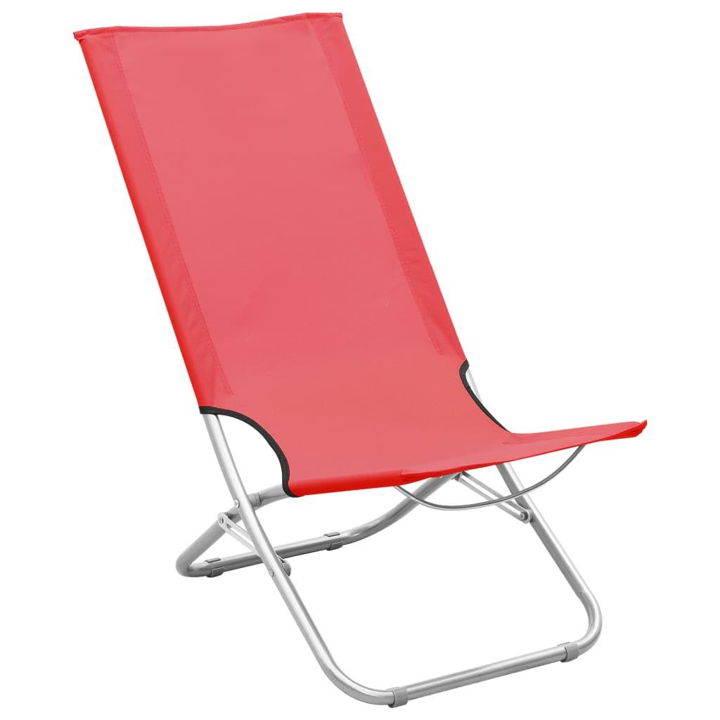 VidaXL Chaise de plage tissu  