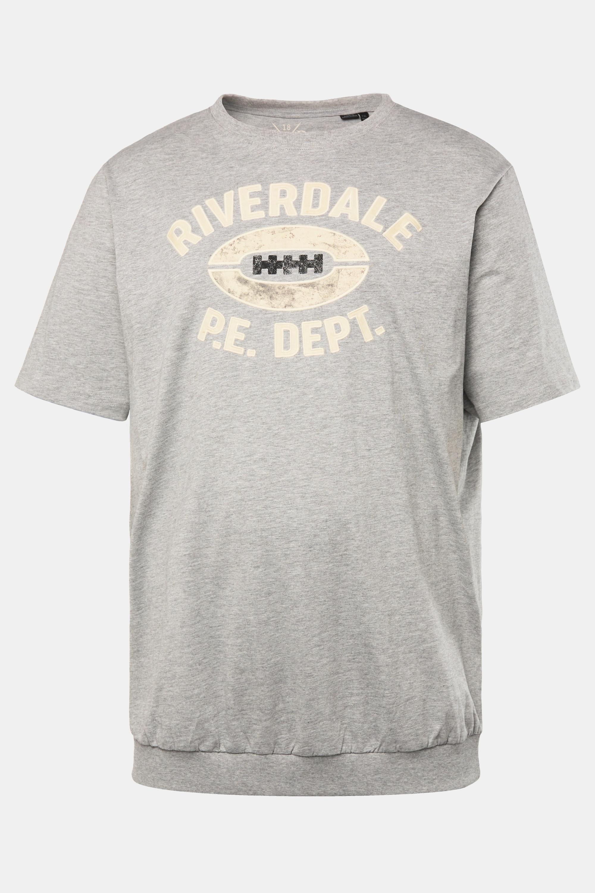 JP1880 Bauchfit Halbarm T-Shirt Badges  