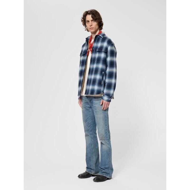 nudie Jeans T-Shirt con Stampa Logo  