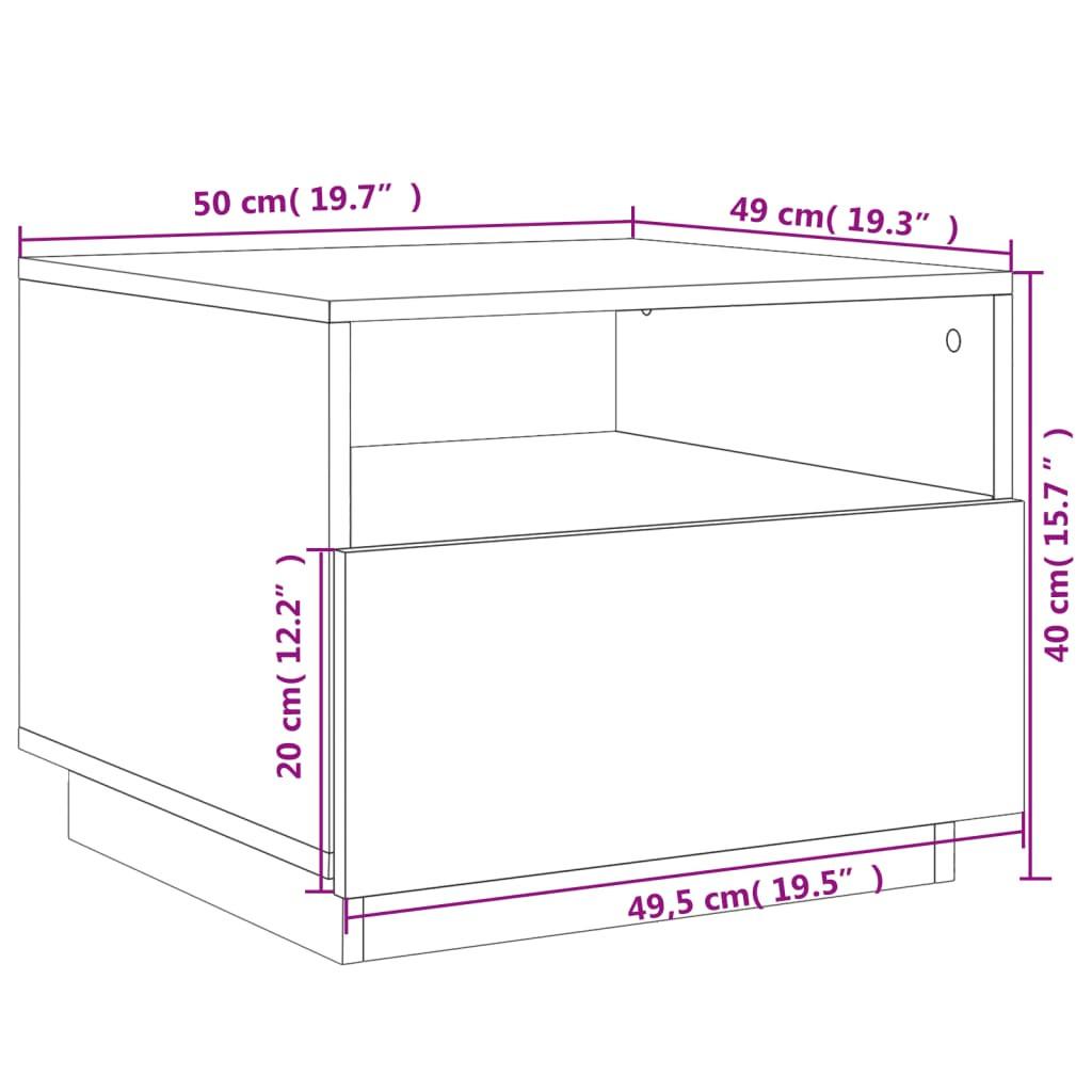 VidaXL Table basse bois d'ingénierie  