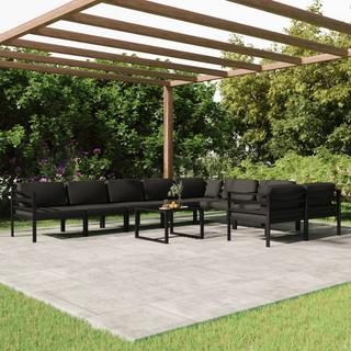 VidaXL Garten-lounge-set aluminium  