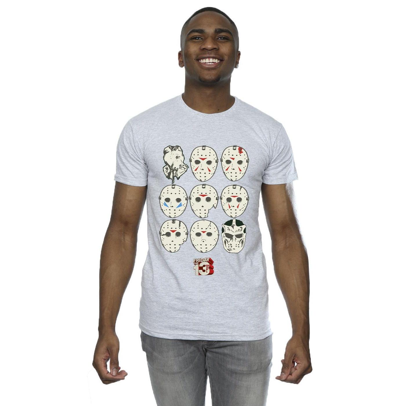 Friday The 13th Jason Masks T-Shirt  