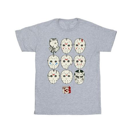 Friday The 13th Jason Masks T-Shirt  