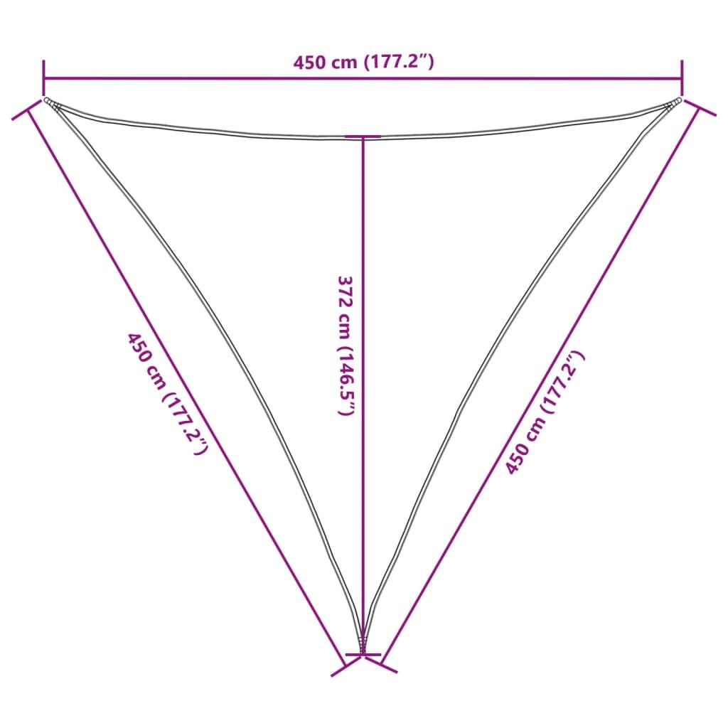 VidaXL Voile solaire  