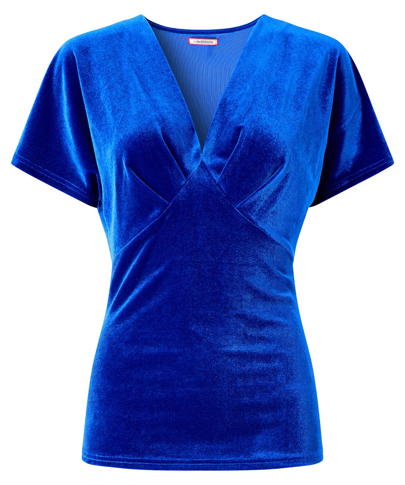 Joe Browns Top Velluto Scollo a V  