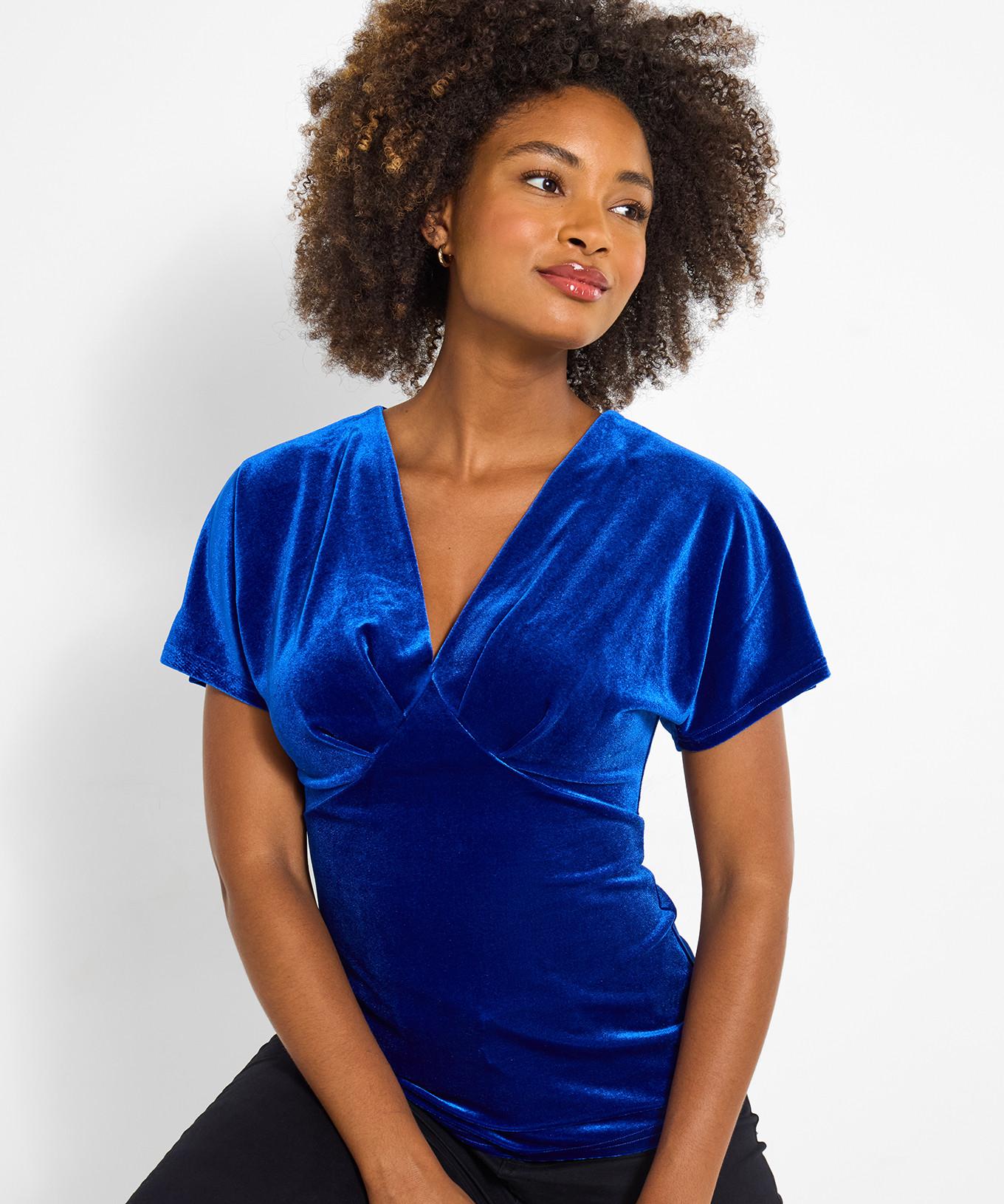 Joe Browns Top Velluto Scollo a V  