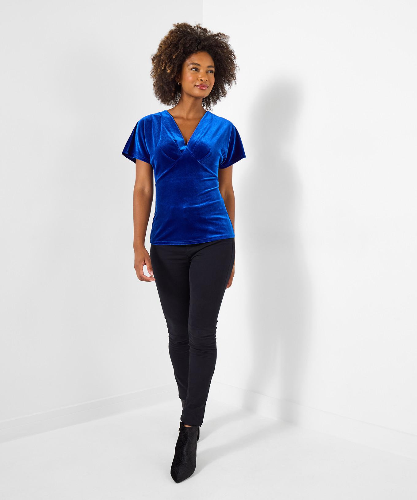 Joe Browns Top Velluto Scollo a V  