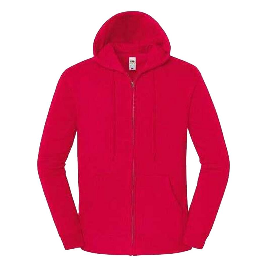 Iconic Premium Felpa Con Cappuccio E Zip Intera