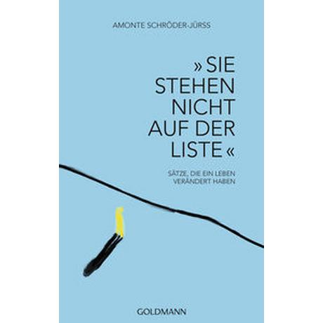 Sie stehen nicht auf der Liste Schröder-Jürss, Amonte Livre de poche 