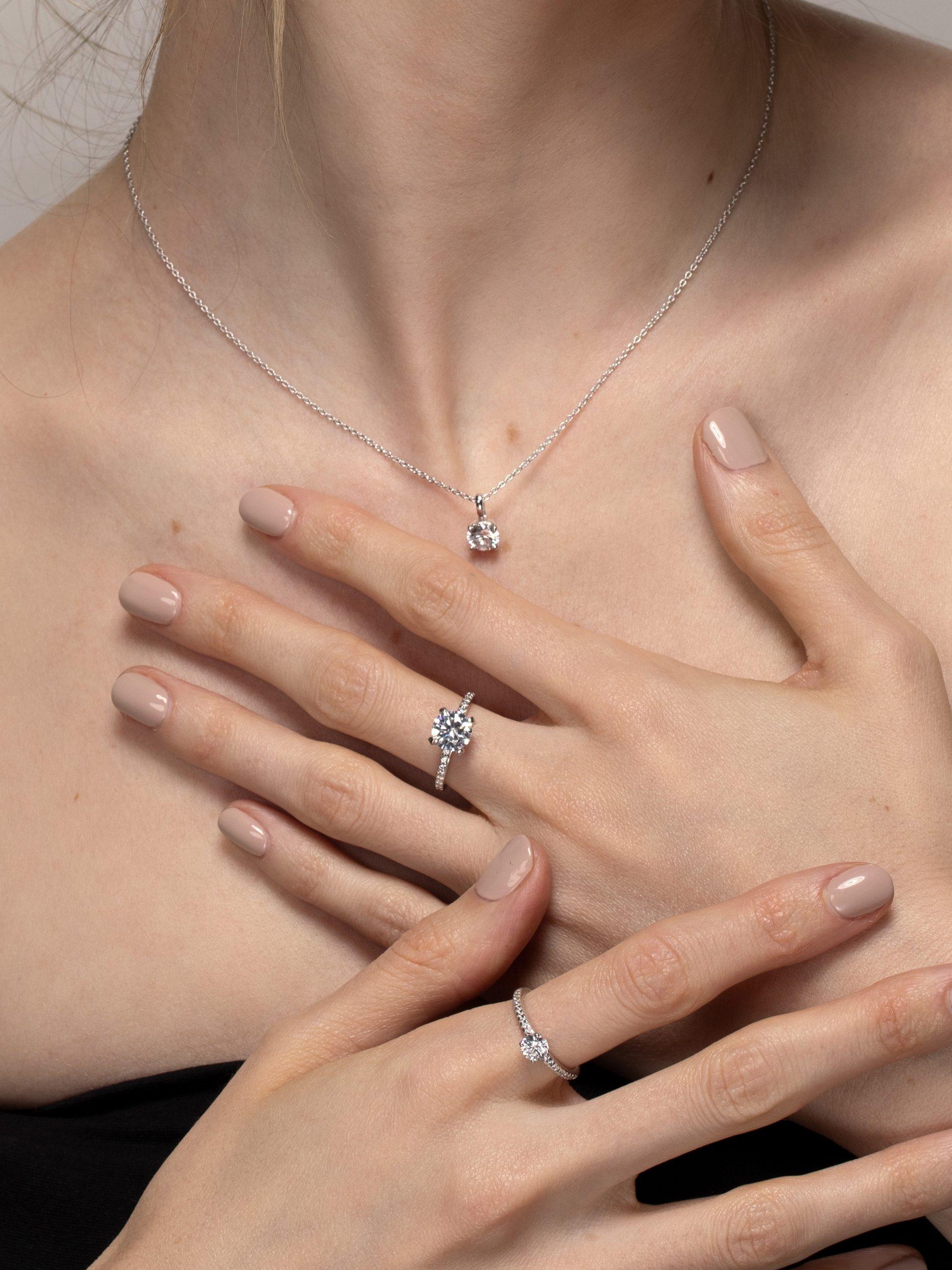 PHANTASYA  Bague avec zirconium 1565 Plaqué or rose 