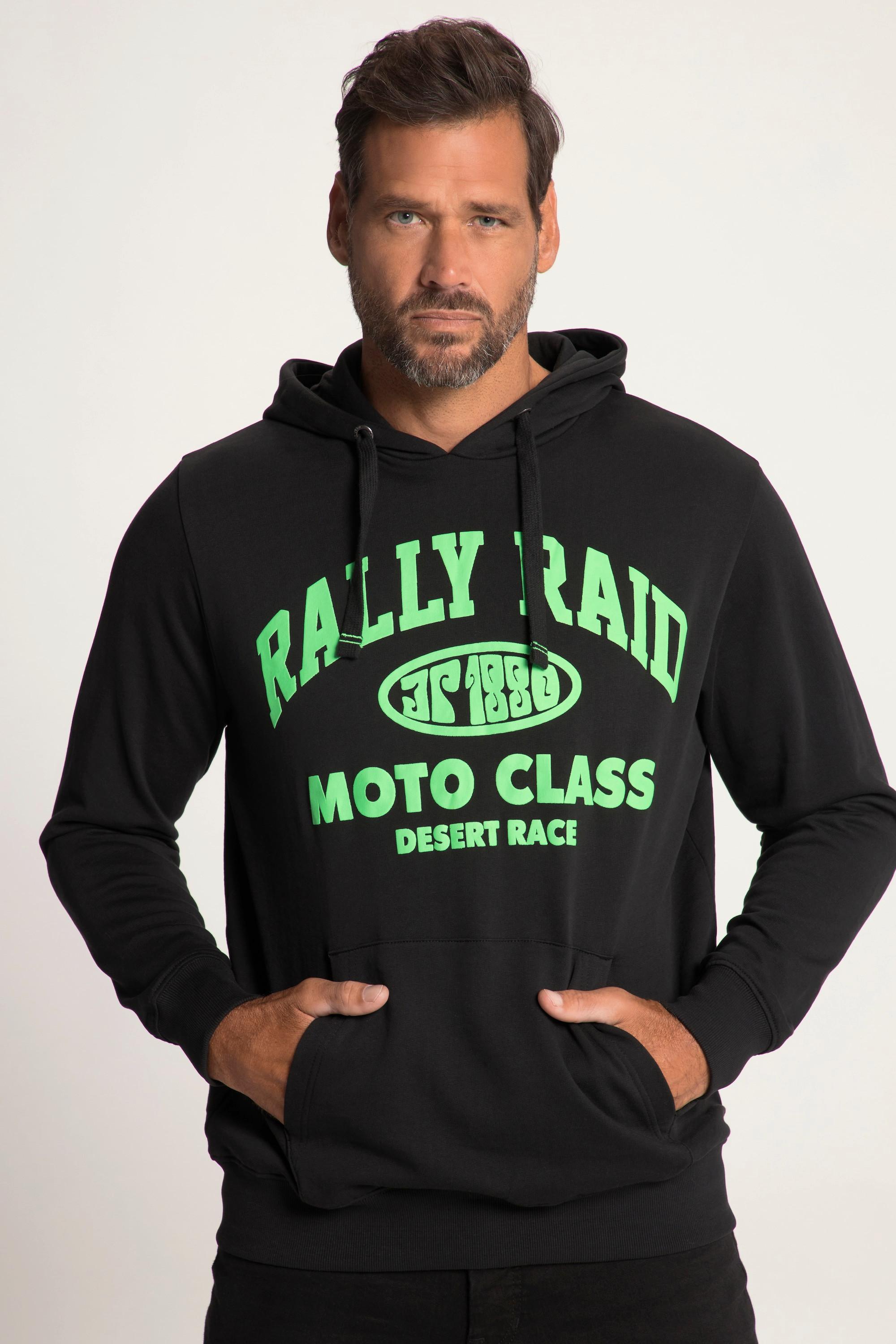 JP1880  Hoodie, Kapuze, Rallye Raid Print 