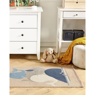 Beliani Kinderteppich aus Baumwolle Klassisch SEAI  