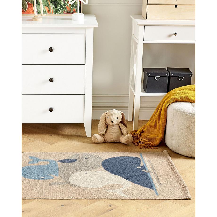 Beliani Tappeto per bambini en Cotone Classico SEAI  