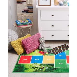 Beliani Kinderteppich aus Polyester Modern BABADAG  