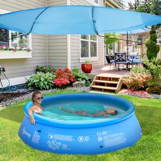 Outsunny Toit de protection solaire pour piscine  